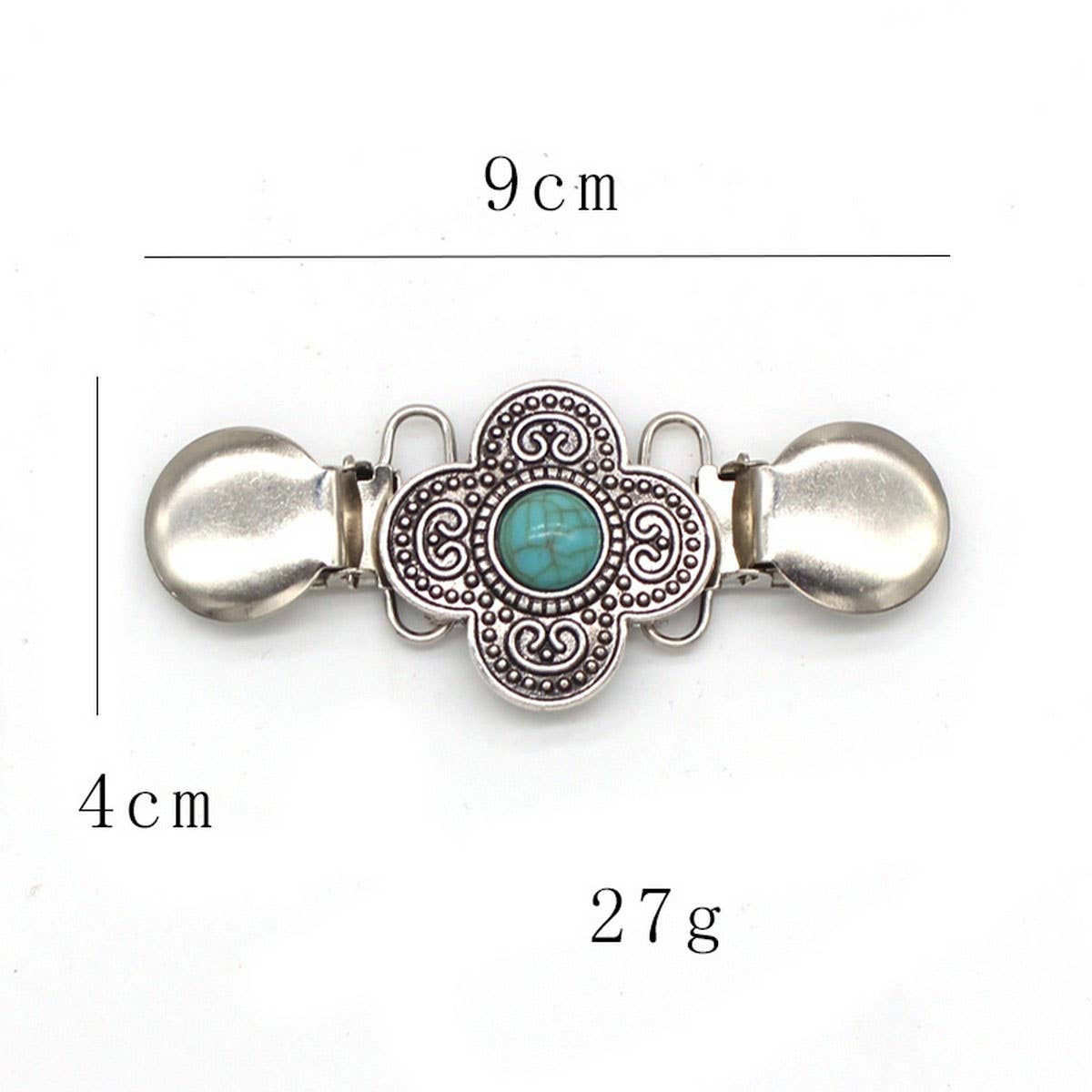 HOT SALE TURQUOISE SWEATER CLIP AND SHAWL CLIP