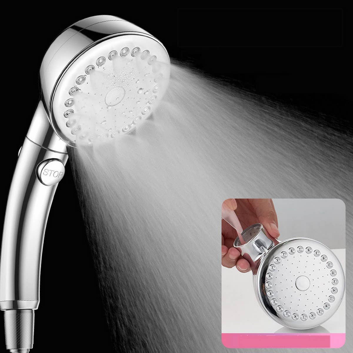 HOME USE THREE-FUNCTION PRESSURIZED SPRAY SHOWER