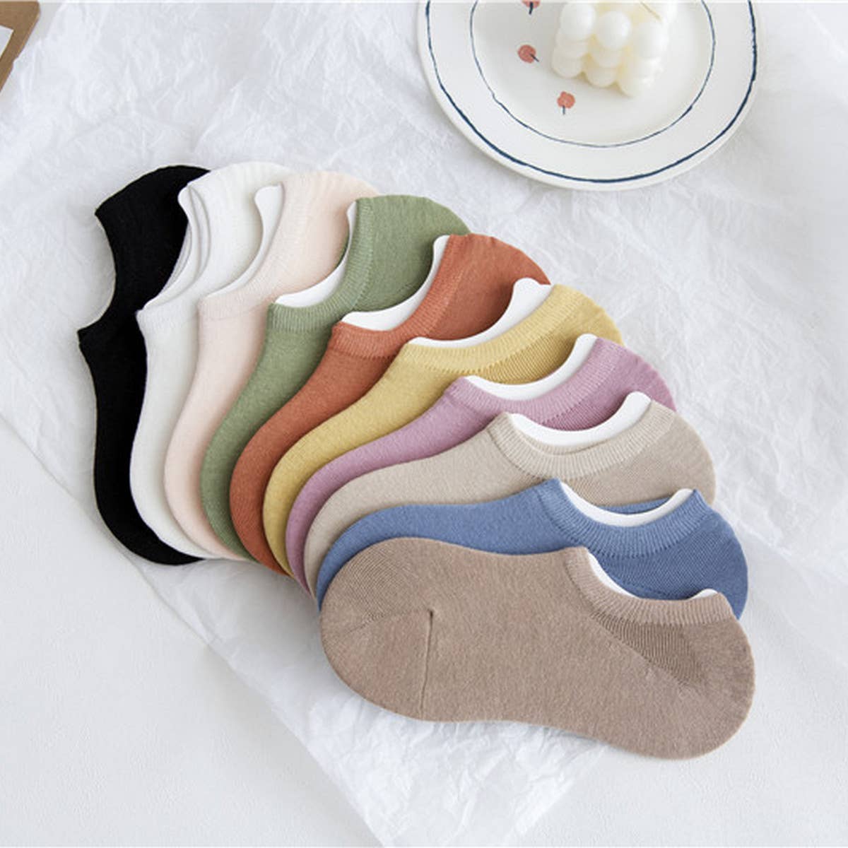 WOMEN SILICONE NON-SLIP INVISIBLE BOAT SOCKS