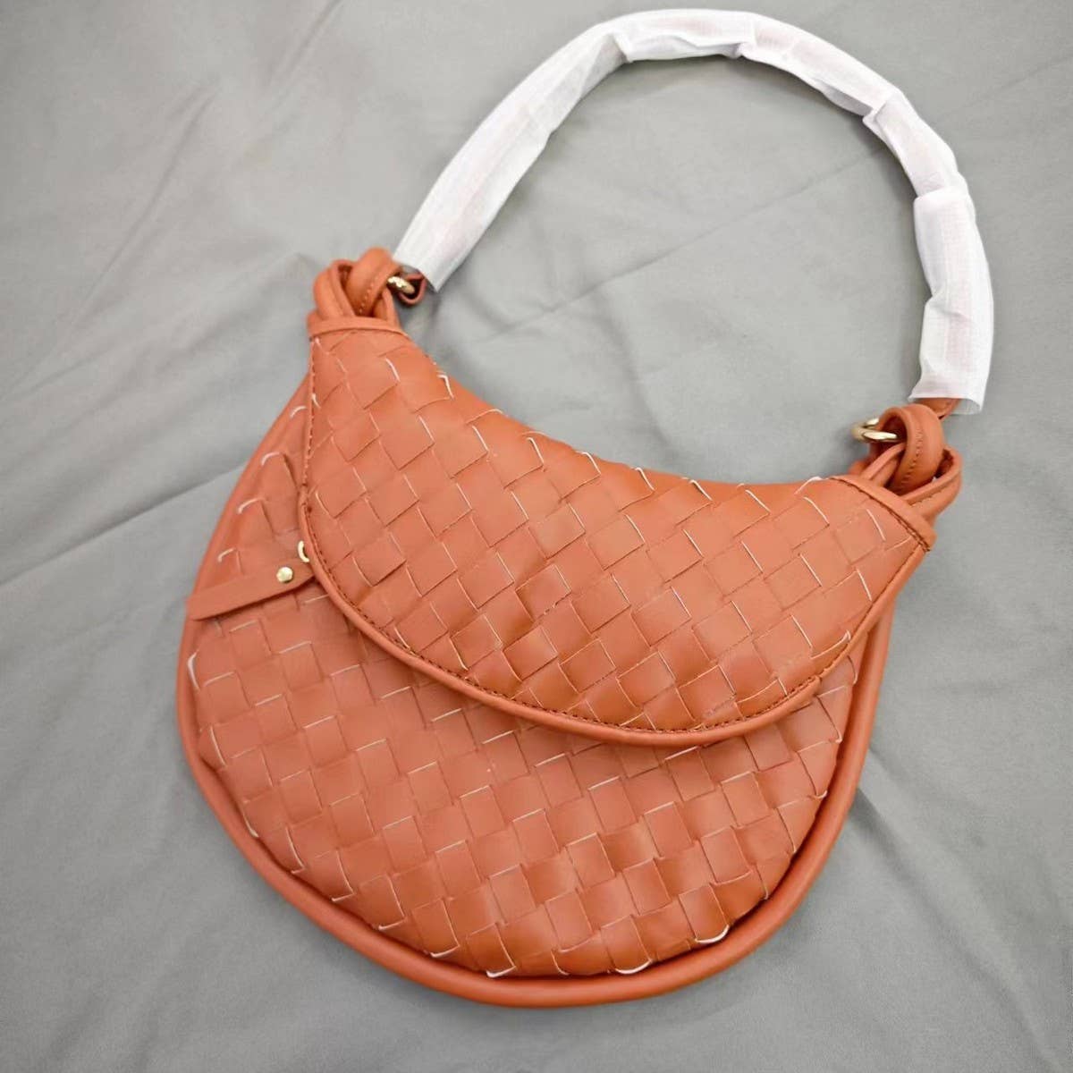 HANDMADE STRAW BAG FASHION ONE-SHOULDER ARMPIT BAG_CWAB1912