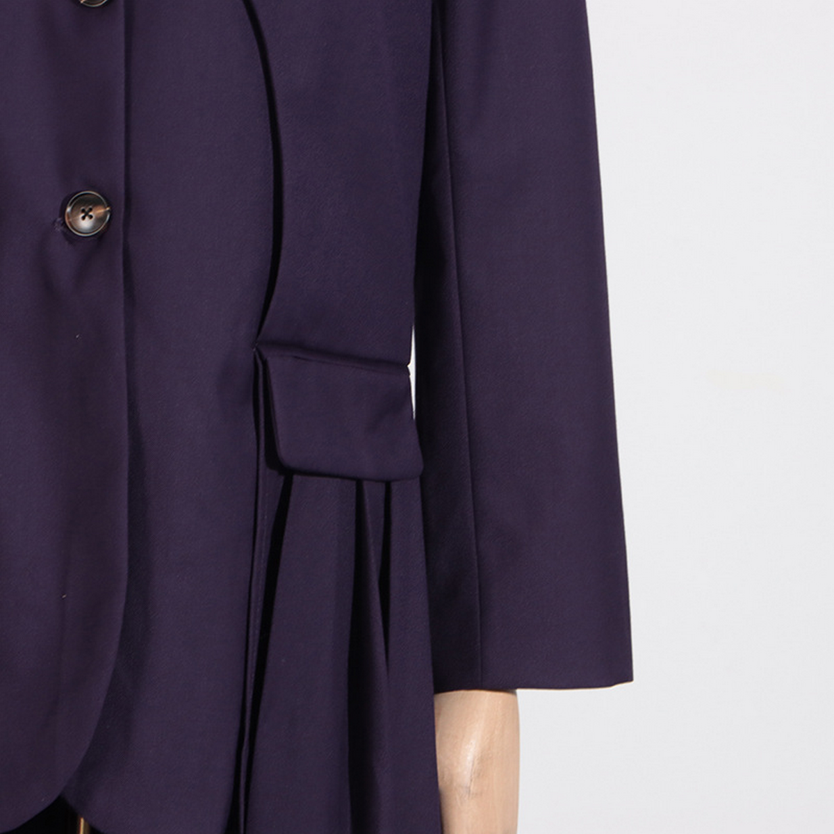 Street Style V-Neck Loose Long Blazer for Women_CWOCO1258