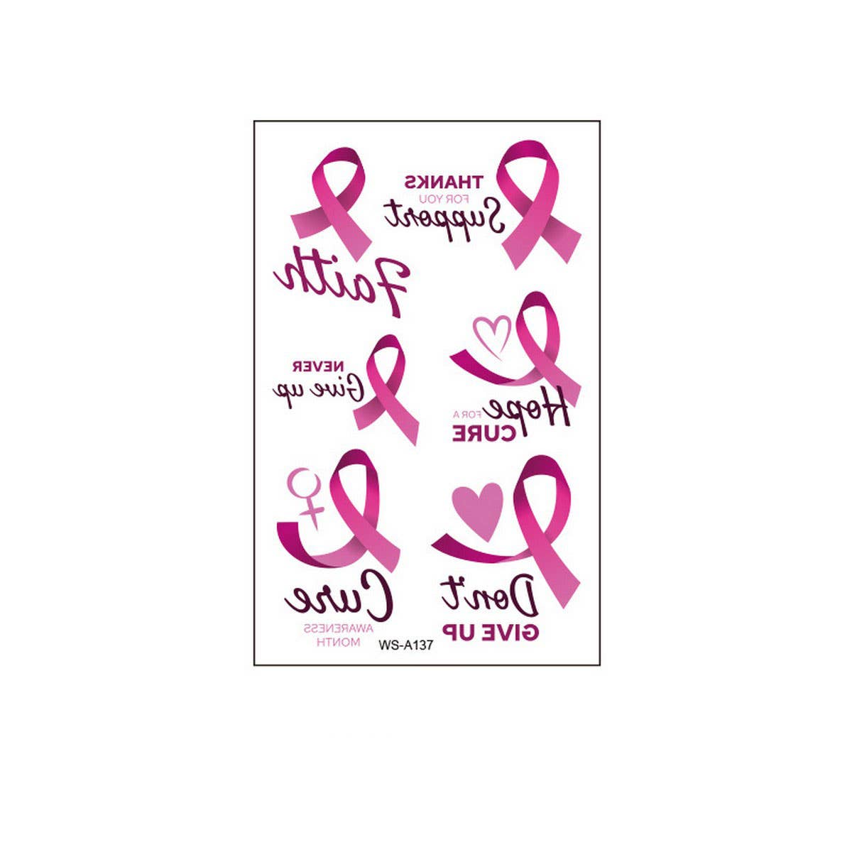Pink Ribbon Tattoos ??Breast Cancer Awareness_CWMM8380