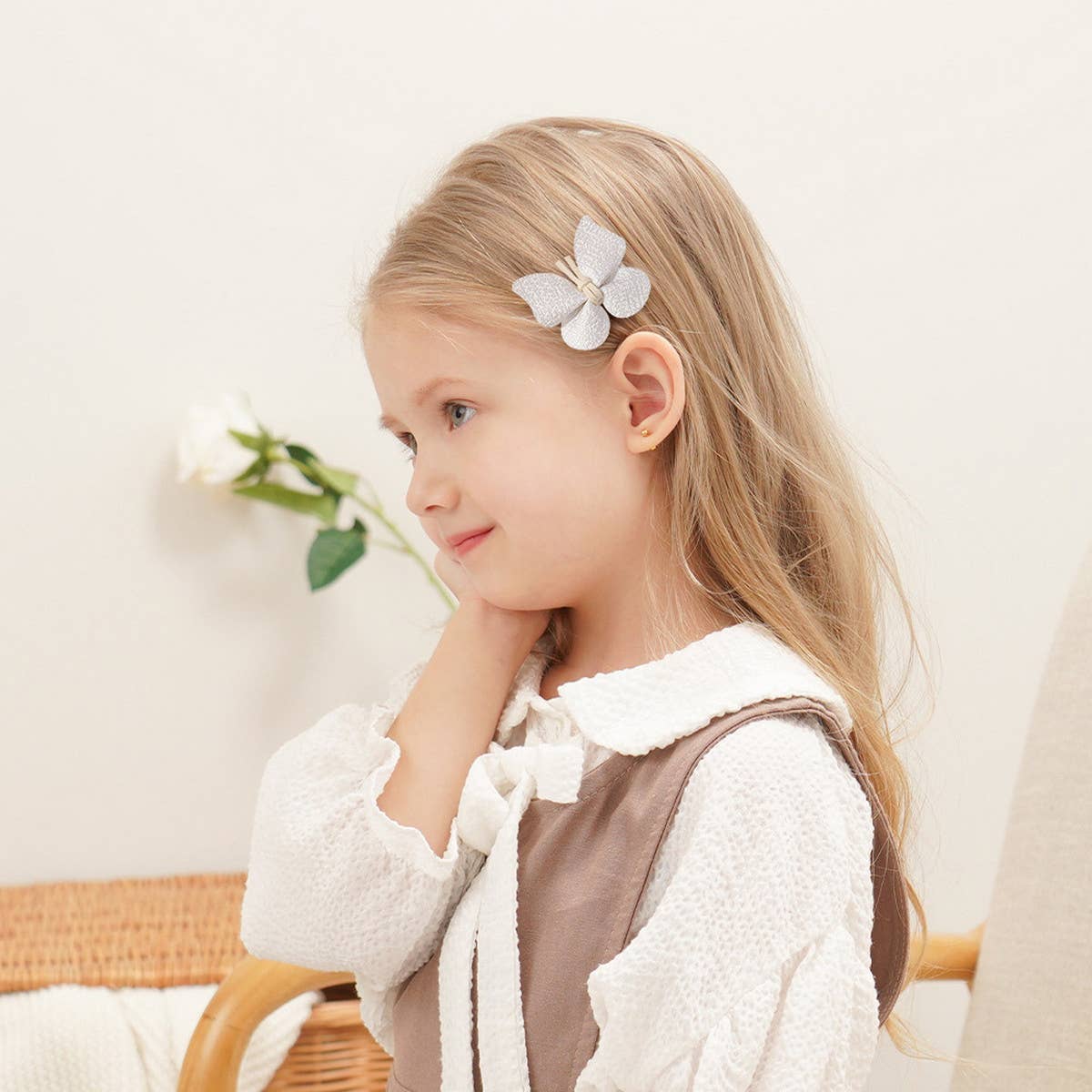 VERSATILE CHILDREN'S RETRO BOW HAIRPIN