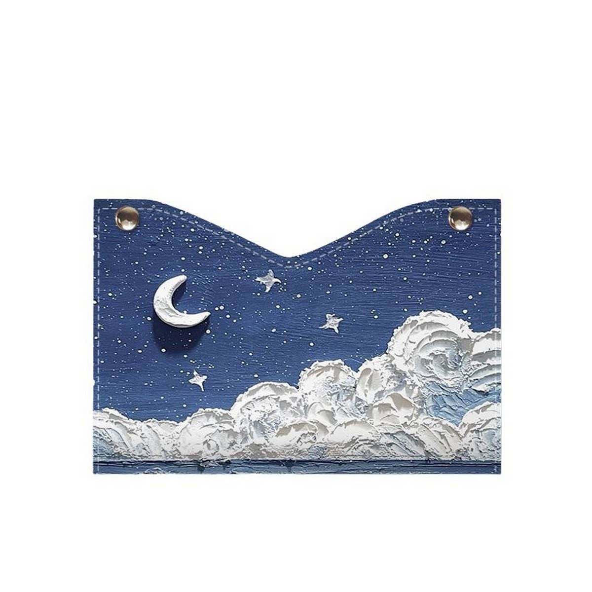 OIL PAINTING TISSUE BOX DESKTOP STORAGE BOX_CWMM2252