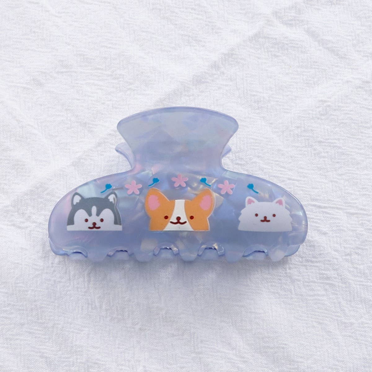 CWAHA5145_SIMPLE SWEET AND CUTE ANIMAL PRINT HAIRPIN