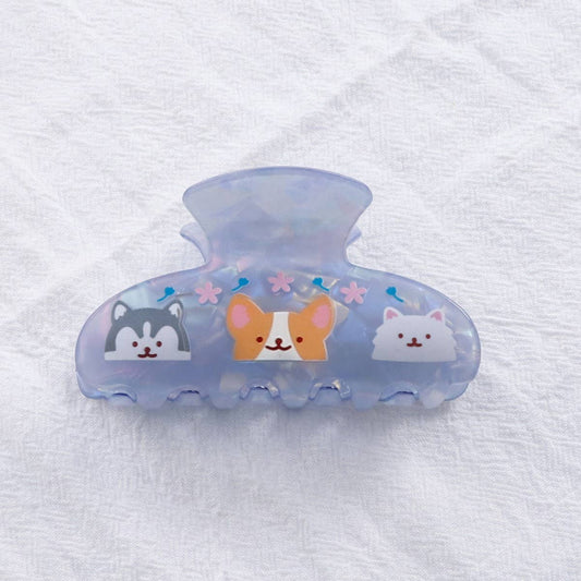 CWAHA5145_SIMPLE SWEET AND CUTE ANIMAL PRINT HAIRPIN