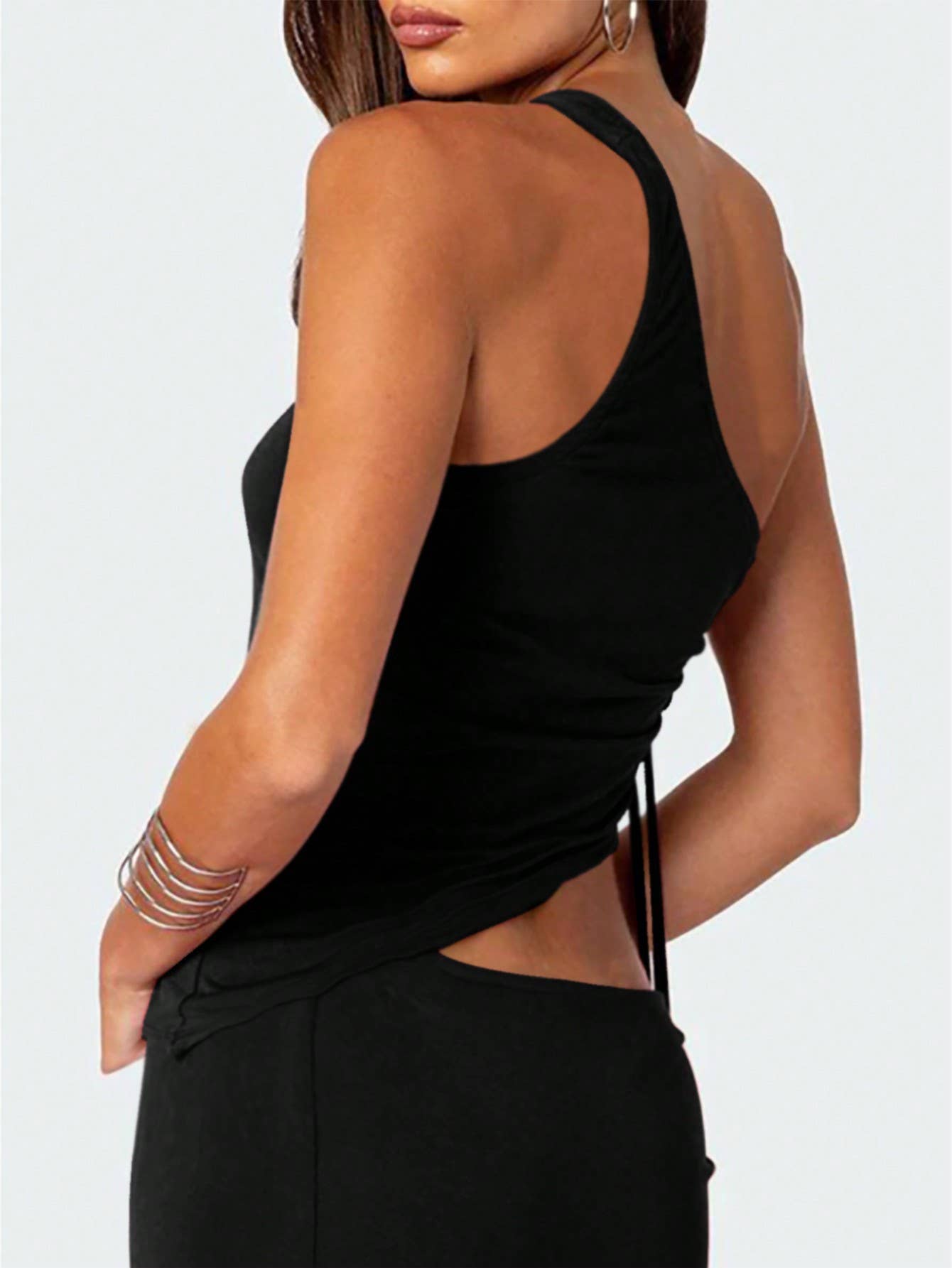 Women¡¯s Ins Street Style One-Shoulder Tank Top