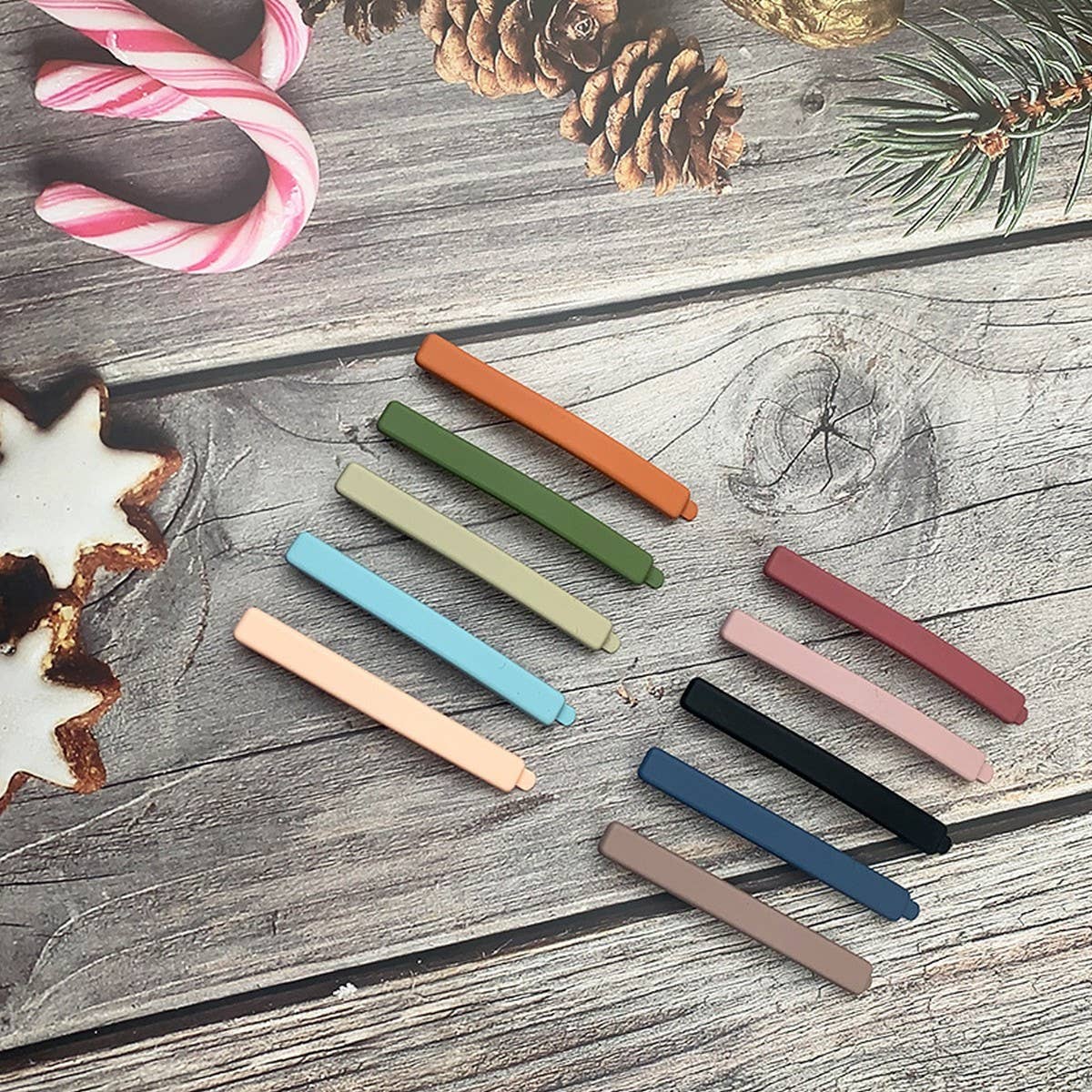 MORANDI COLOR MATTE HAIR CLIP MINIMALIST_CWAHA2618