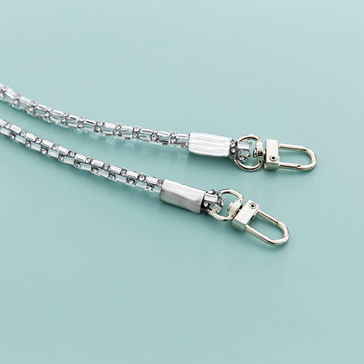 Glass Mirror Rhinestone Phone Chain,Bags Strap