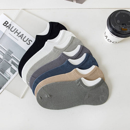 MEN'S BONELESS MESH SHALLOW INVISIBLE SOCKS