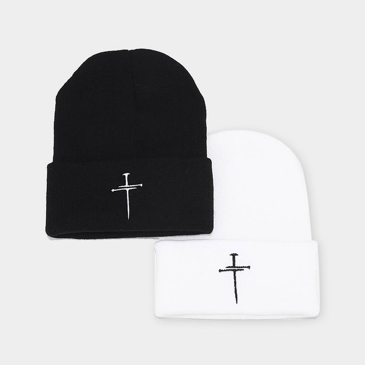 2024 NEW RETRO CROSS KNITTED HAT_CWAH1594