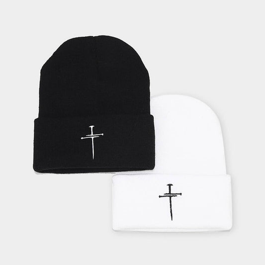 2024 NEW RETRO CROSS KNITTED HAT_CWAH1594