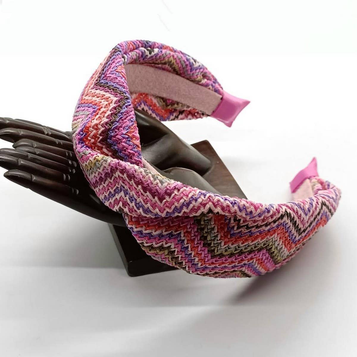 Best Selling PP Straw Woven Knot Headband_CWAHA6325