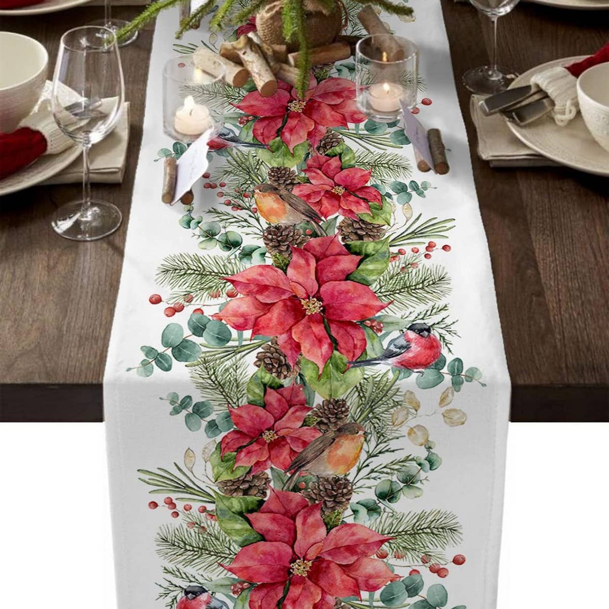 HOME VALENTINE'S DAY PRINTED TABLECLOTH