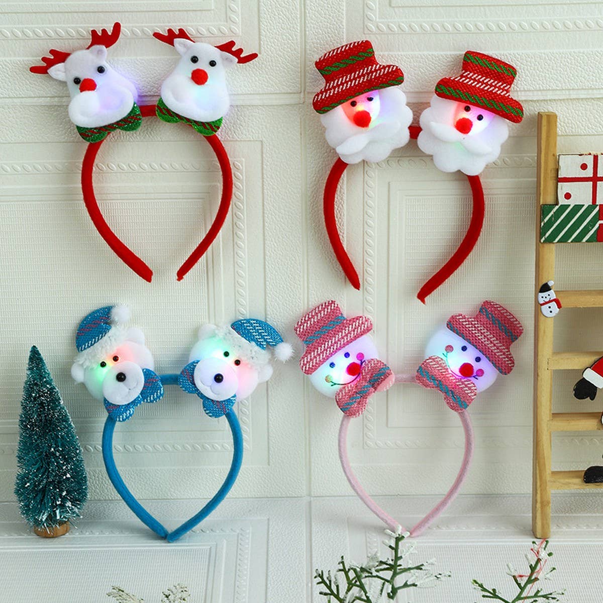 CHRISTMAS CARTOON HAIRPIN CHRISTMAS HEADBAND