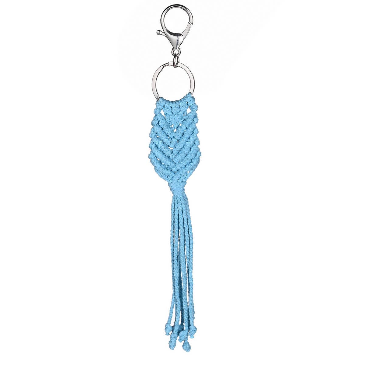 HANDCRAFTED BRAIDED KEY RING KEYCHAIN