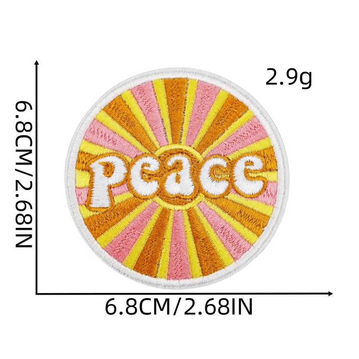 GRAFFITI DECORATED SUITCASE EMBROIDERED PATCH