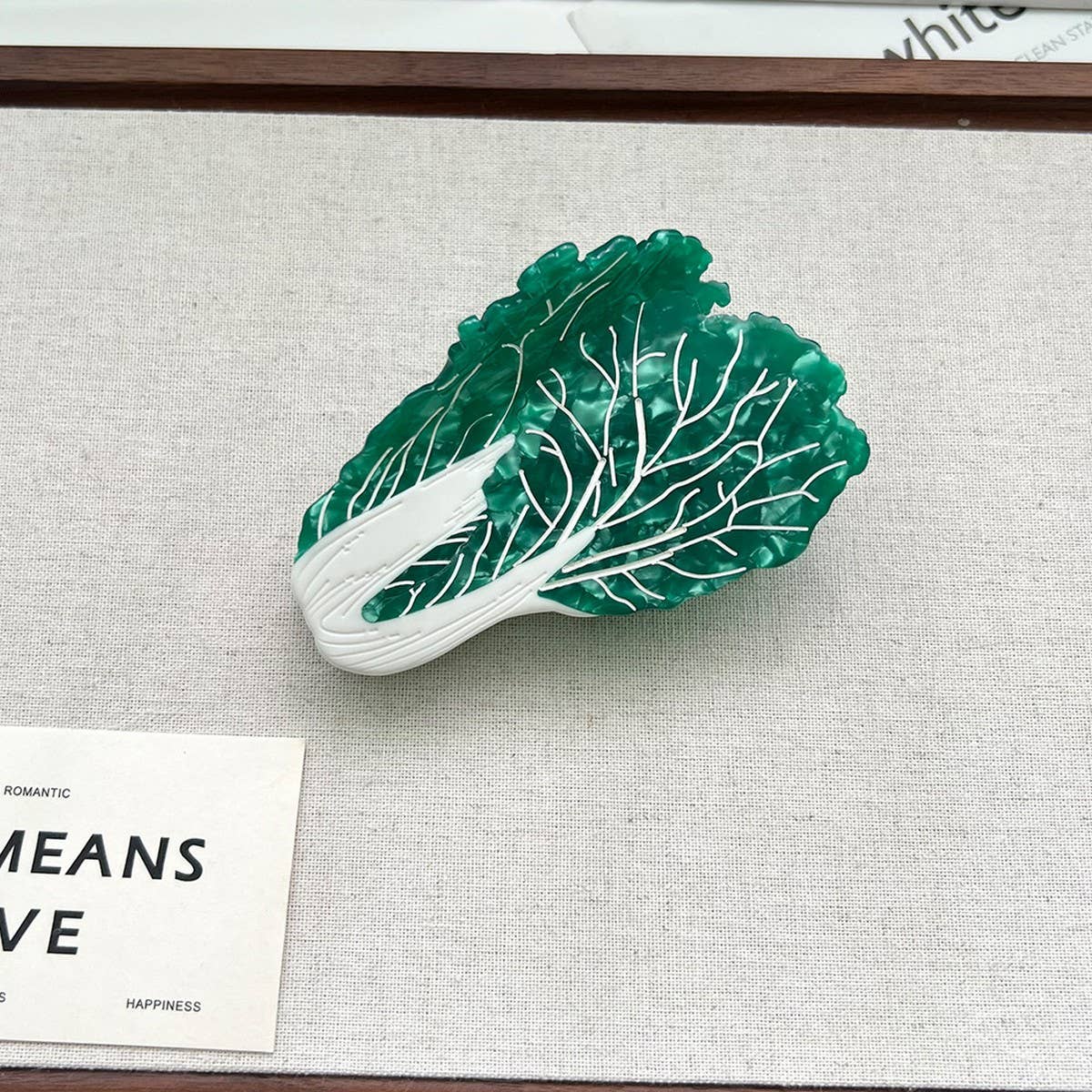 Cute Cabbage Acetate Hair Claw Clip ? Quirky Style