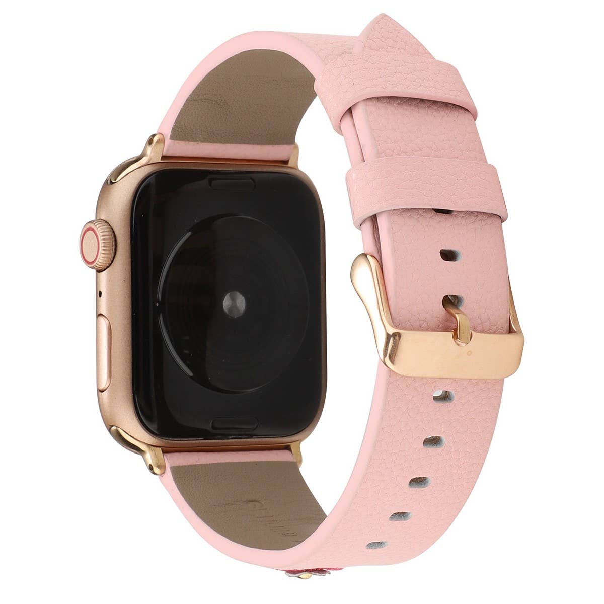 APPLE WATCH9-1 EMBROIDERED LEATHER STRAP_CWASC1540