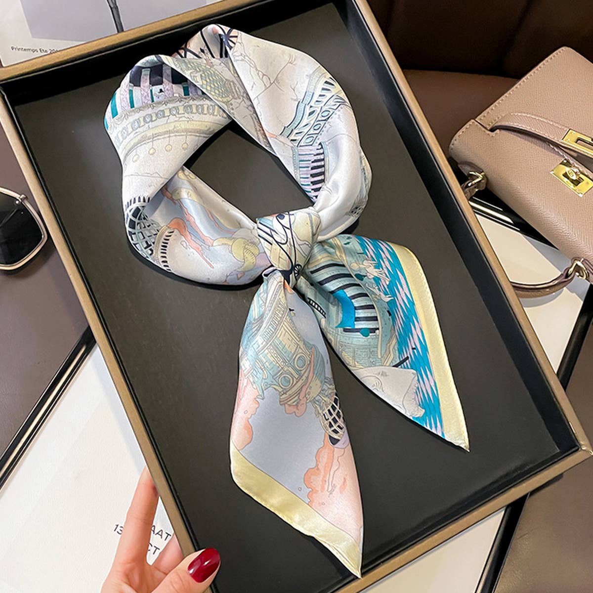 Square Scarf - Chic Street Style Neck & Hair Wrap_CWASC0619