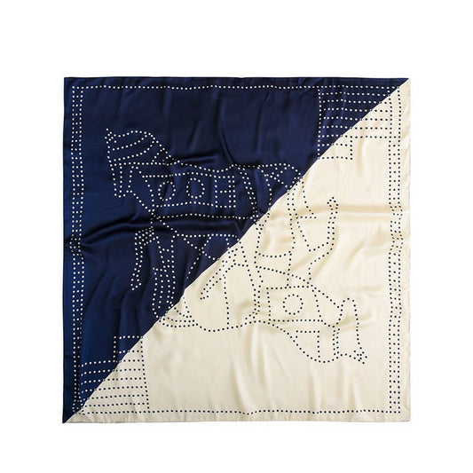 CWASC2404_BLACK AND WHITE ZEBRA ETHNIC STYLE SHAWL SCARF