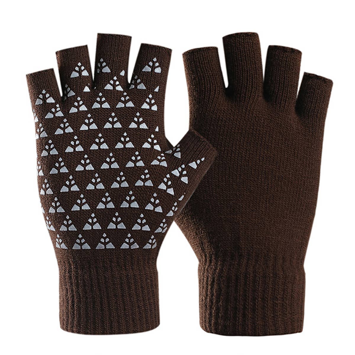 Unisex Fingerless Knit Gloves for Winter Typing_CWAG0525