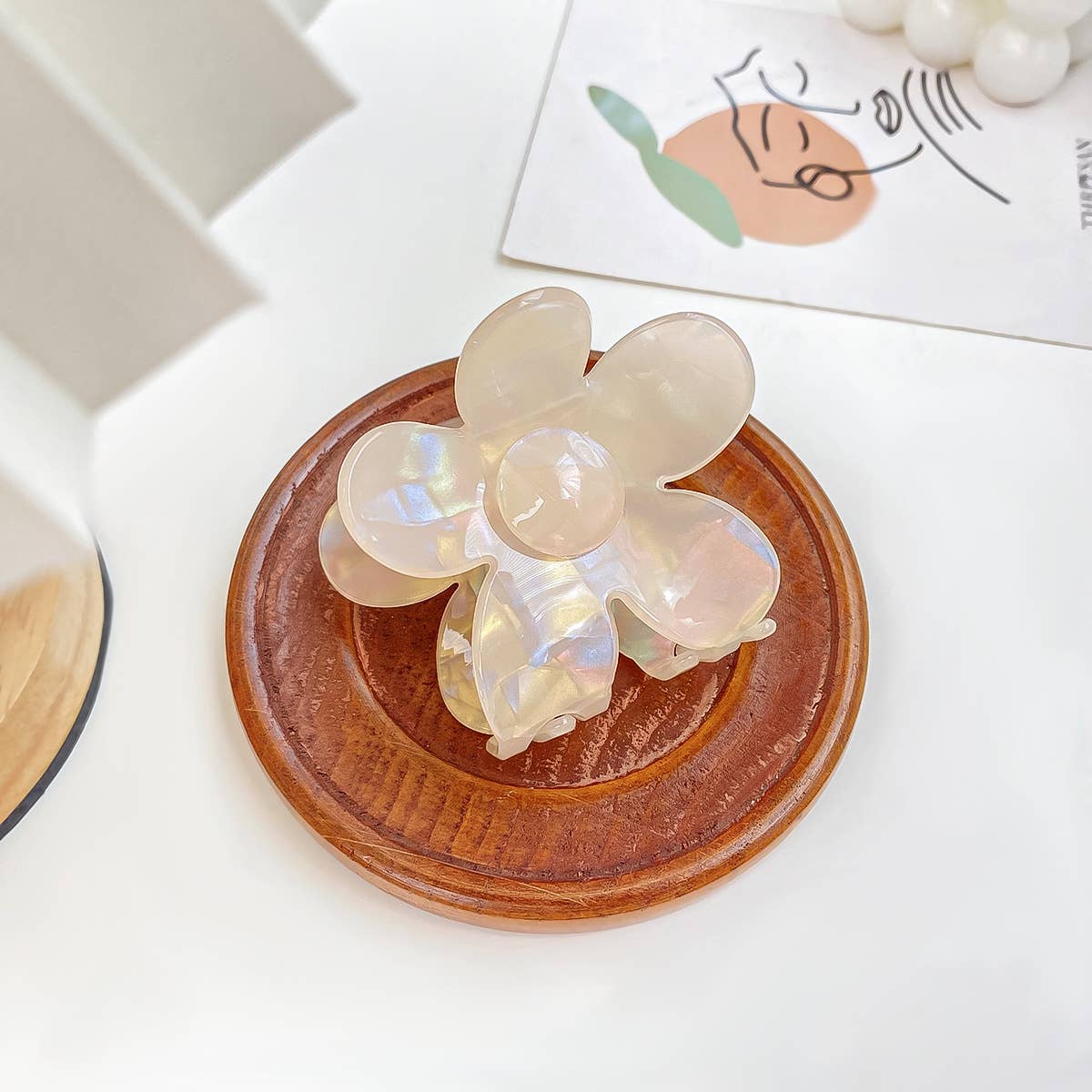 Iridescent Mermaid imitation acetic acid clip