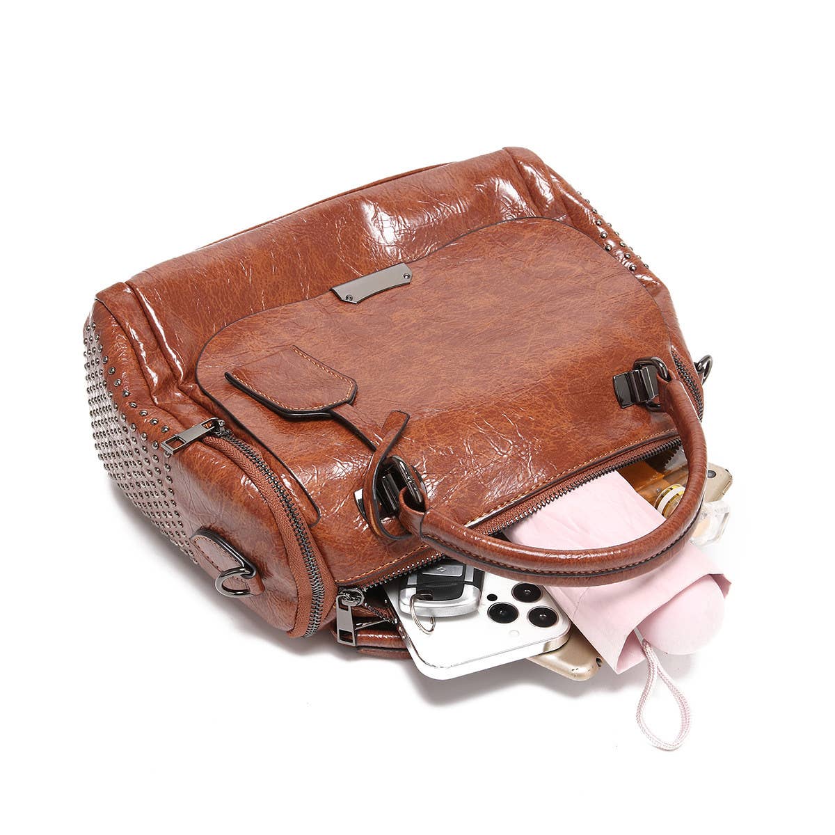 LARGE CAPACITY SOFT LEATHER ONE-SHOULDER HANDBAG_CWAB0932