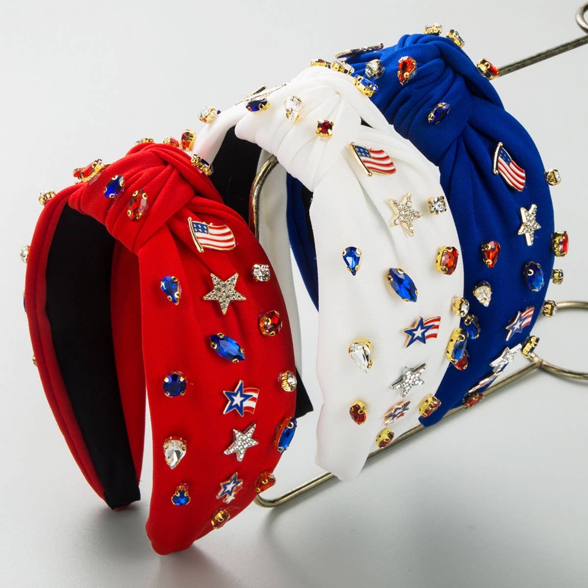 AMERICAN FLAG CREATIVE DIAMOND HEADBAND_CWAHA1252