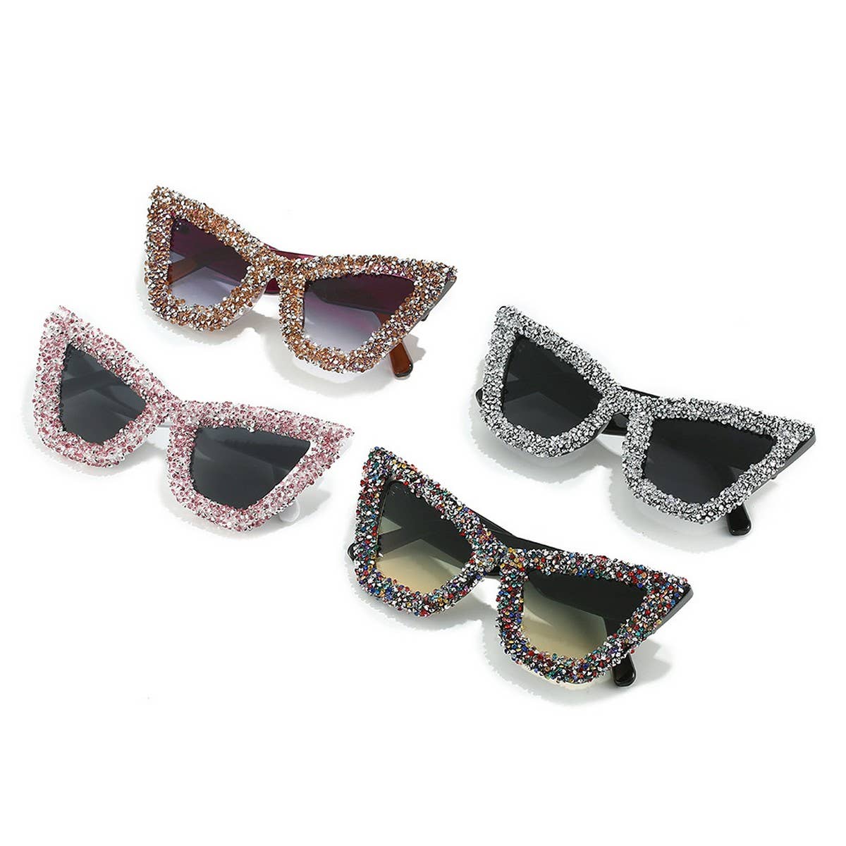 LARGE FRAME CAT-EYE DIAMOND SUNGLASSES_CWASG0860