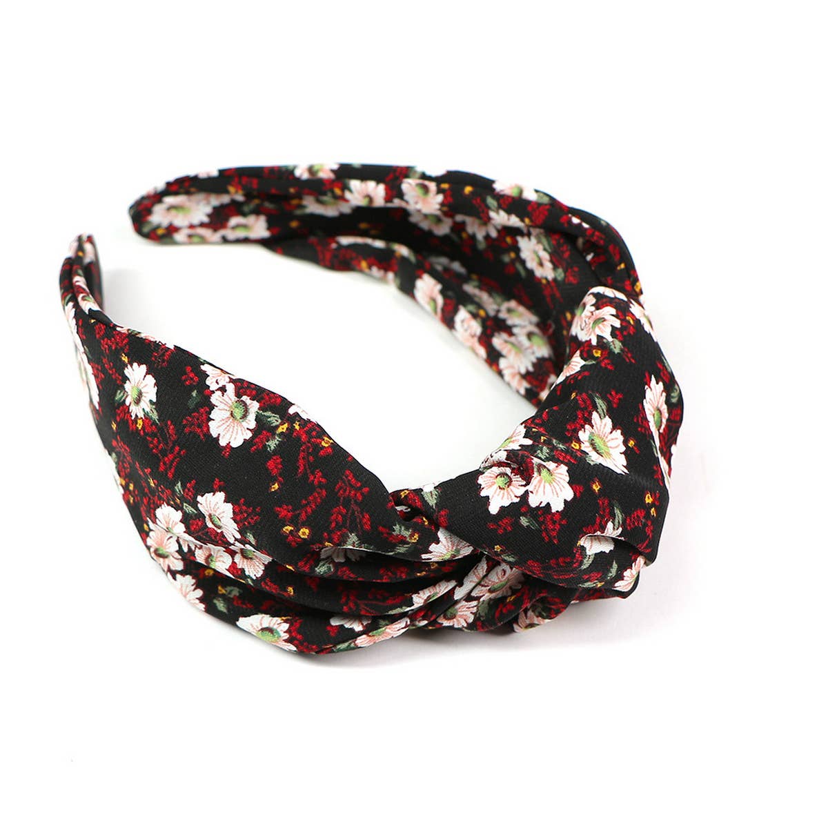 FLORAL KNOTTED WIDE-BRIMMED HEADBAND_CWAHA0979