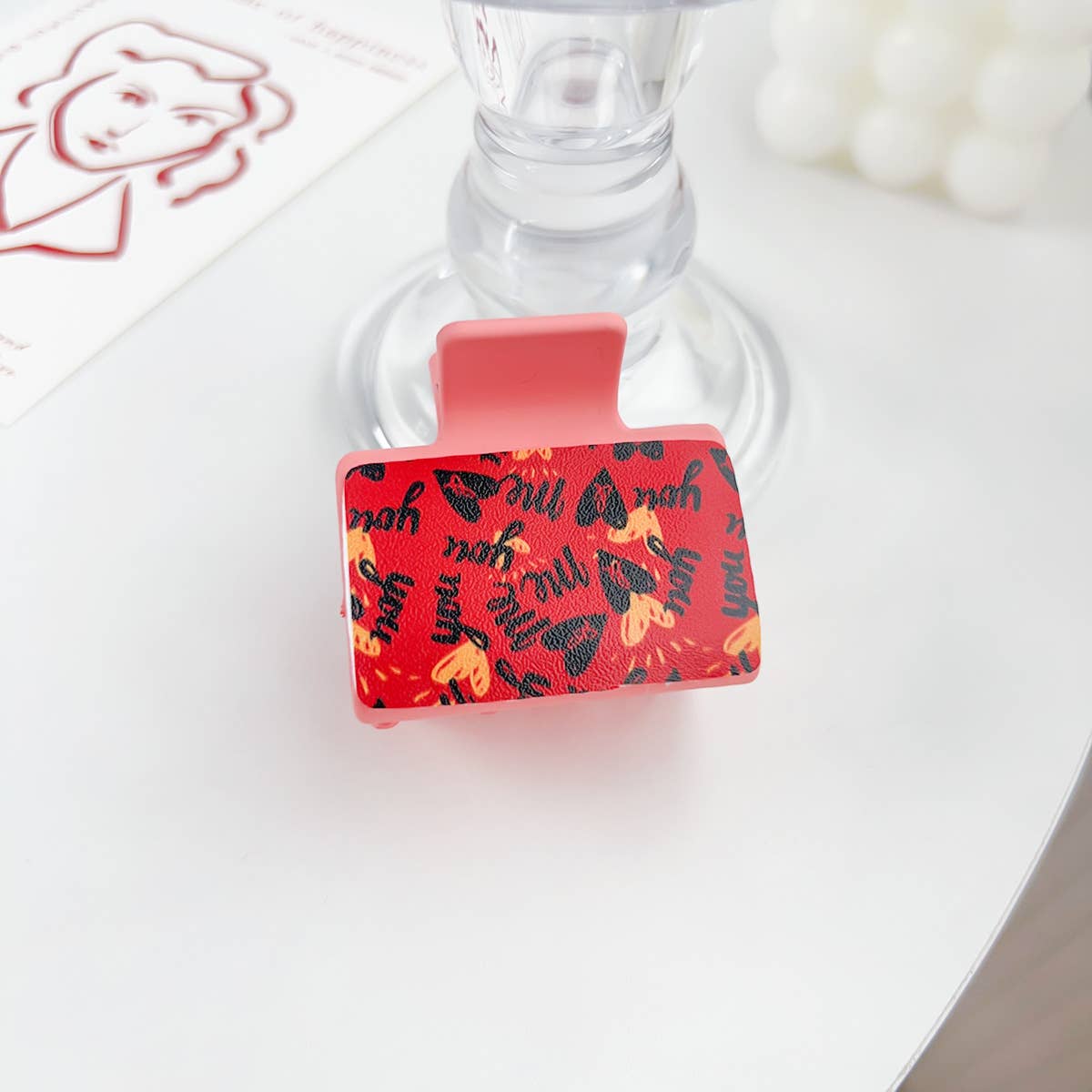 Romantic love plastic hairpins Valentine's Day