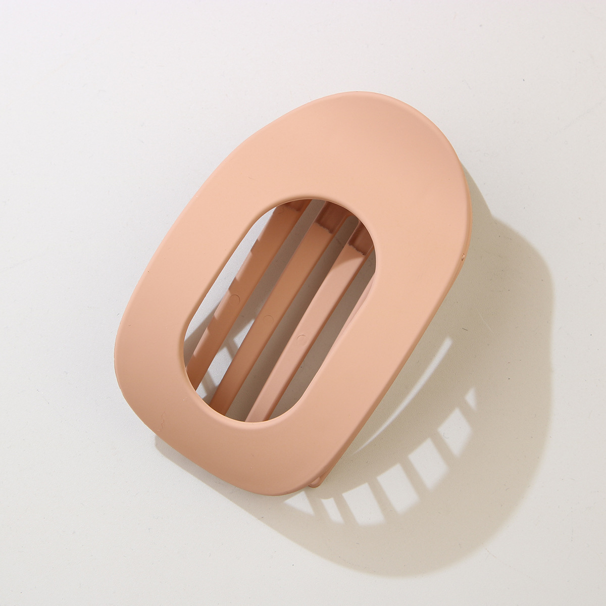 Oval Flat Hair Clip for Women, Strong Grip Clamp_CWMM4936