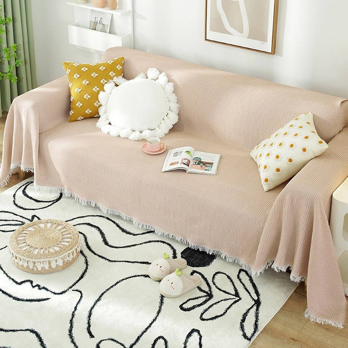 All Cover Couch Blanket for 1?? Seat Sofa_CWMM9639