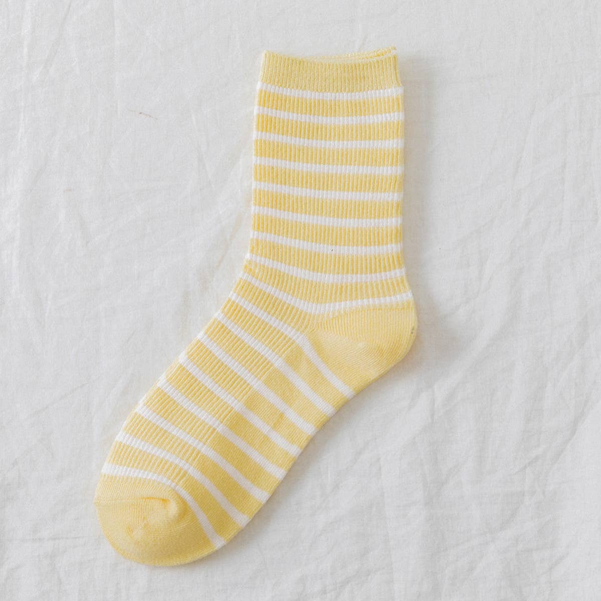 WOMEN NEW STRIPED CUTE BREATHABLE PILE SOCKS
