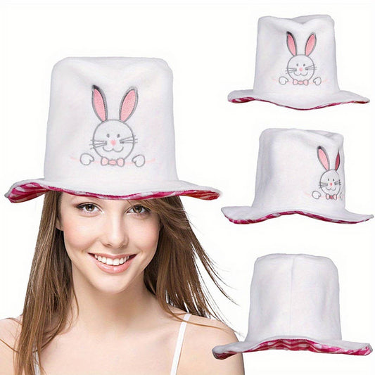 EASTER VELVET RABBIT EARS BUNNY DECORATIVE HAT_CWAH2977