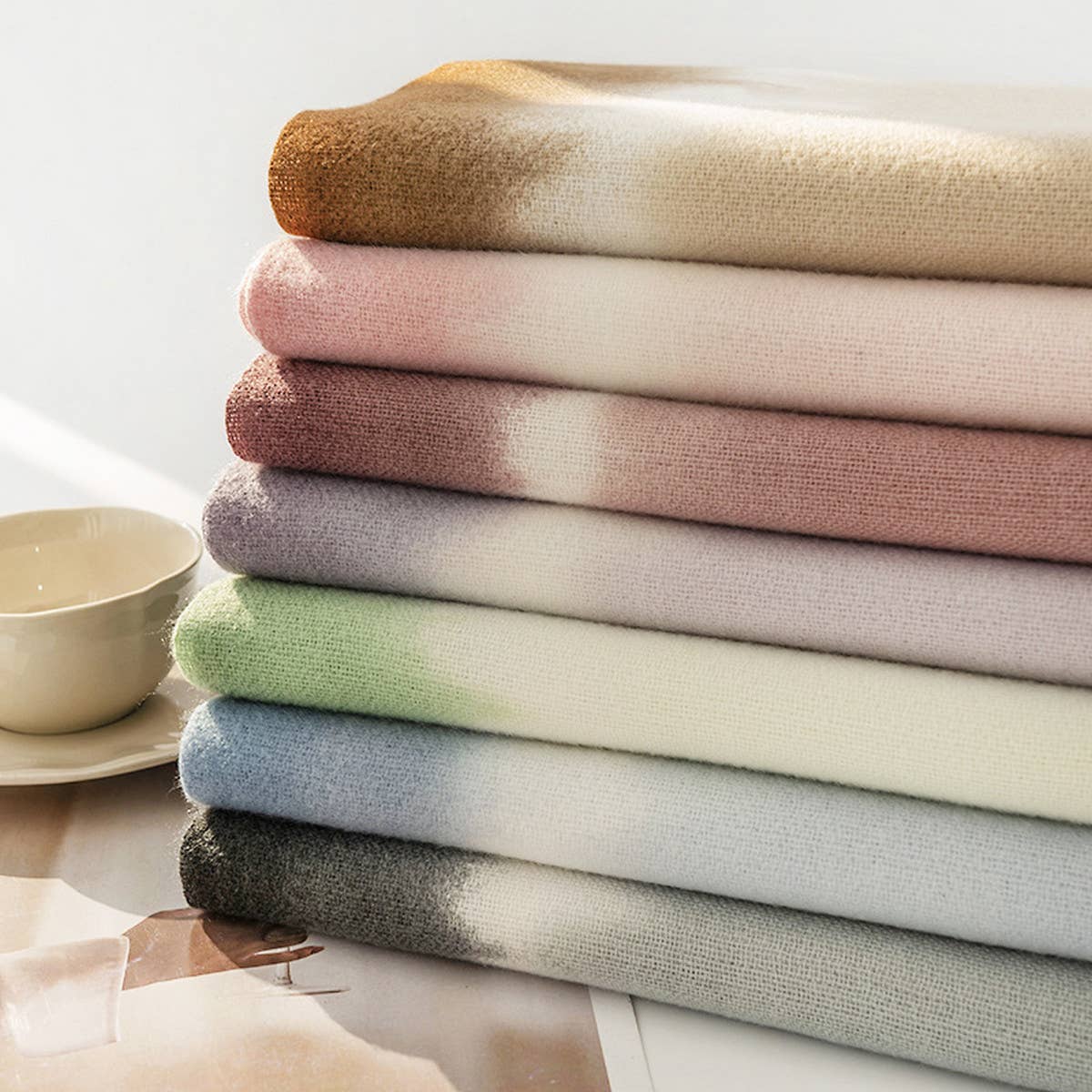 Chic Cashmere Feel Scarf - Faux Wool Winter Shawl_CWASC0435