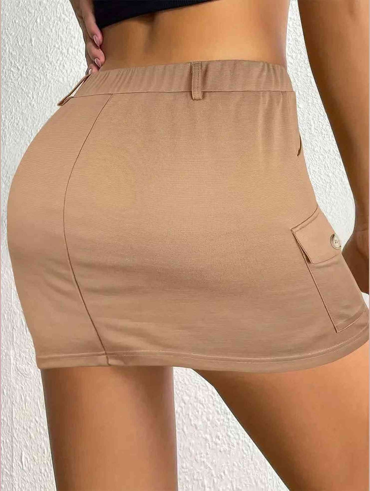 BOOTY SKIRT WITH BIG POCKETS_CWBSS0179