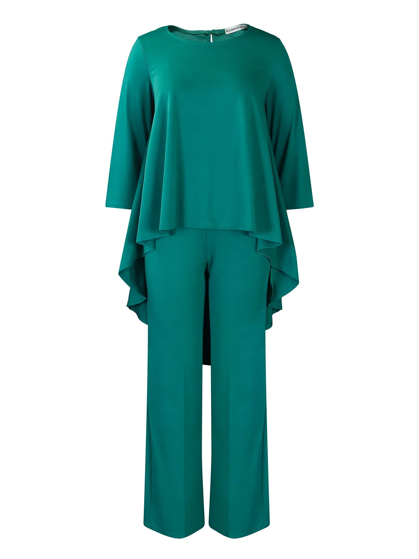 OVERSIZED TOP AND WIDE-LEG PANTS TWO-PIECE SET_CWSTB1141