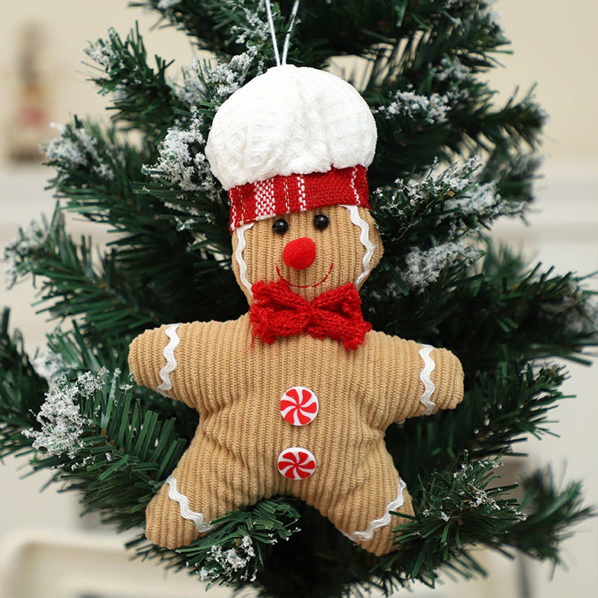 CWMM9403_NEW CHRISTMAS GINGERBREAD MAN DOLL PENDANT