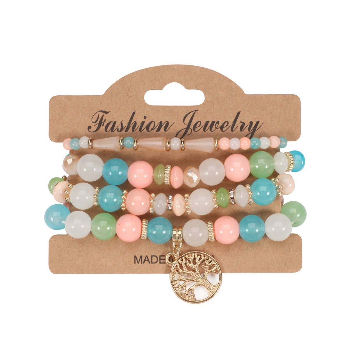 CWAJE05712_BOHO TREE OF LIFE PENDANT LAYERED BRACELET