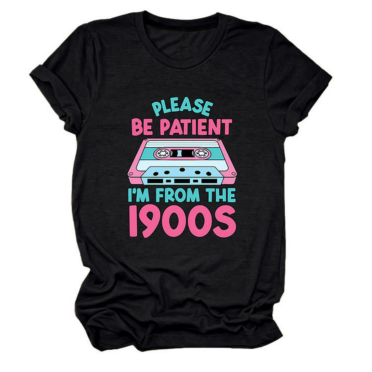 Women??¢s Tee ??Please Be Patient Letter Print_CWTTS1501