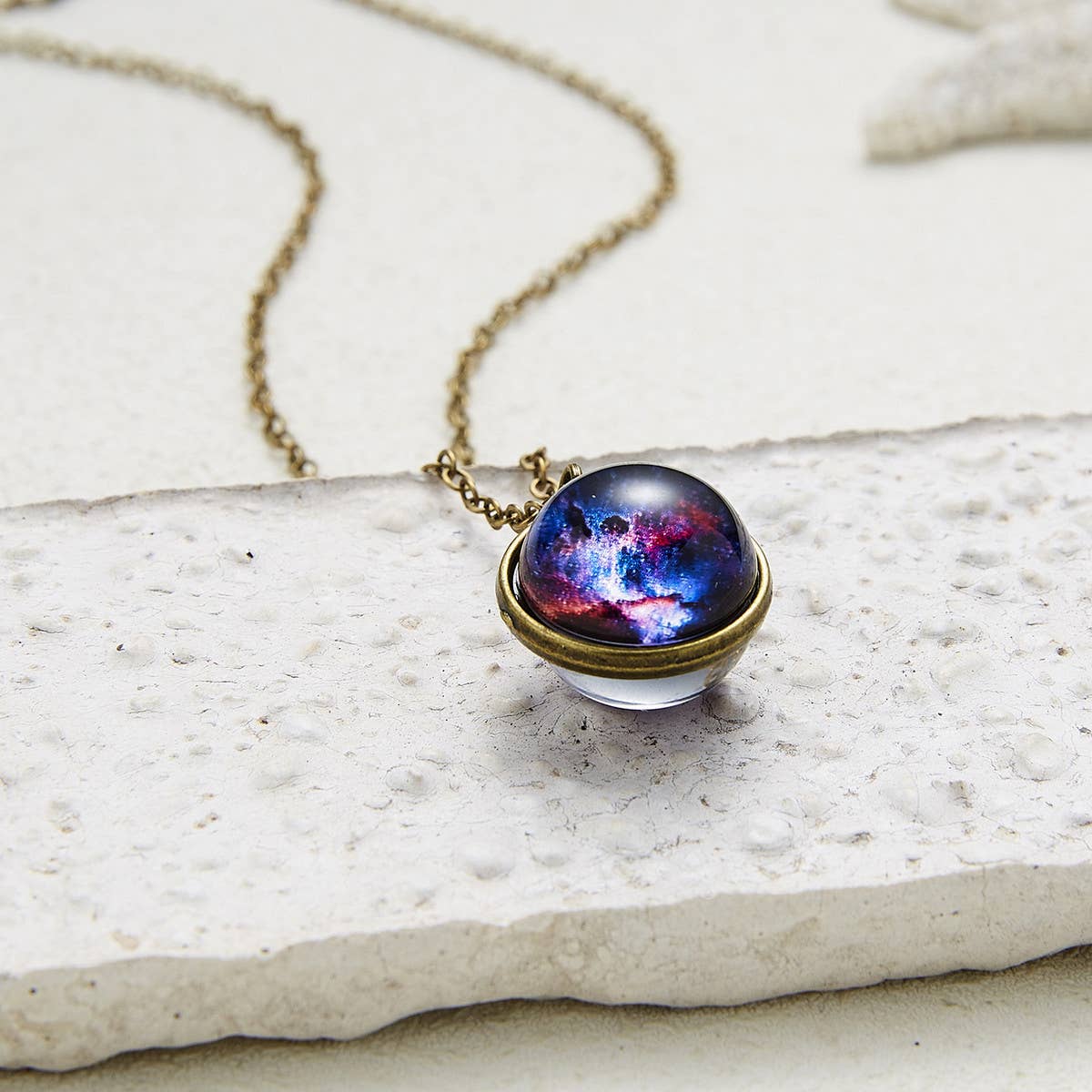 FASHION GALAXY UNIVERSE LUMINOUS NECKLACE_CWAJE2430