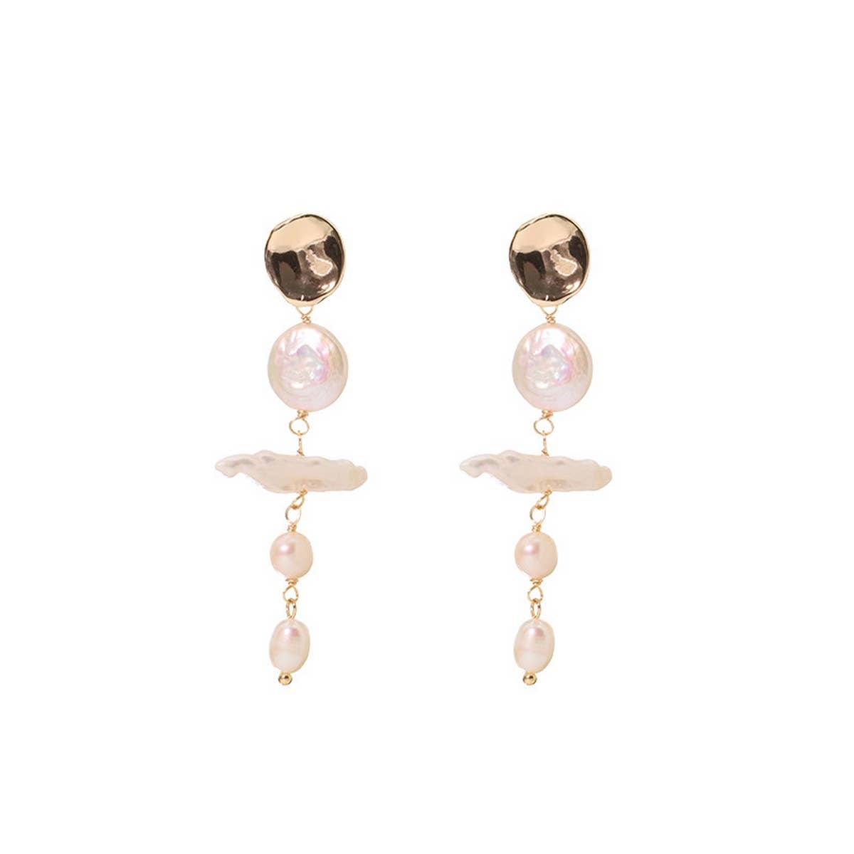 NATURAL FRESHWATER PEARL VINTAGE TASSEL EARRINGS