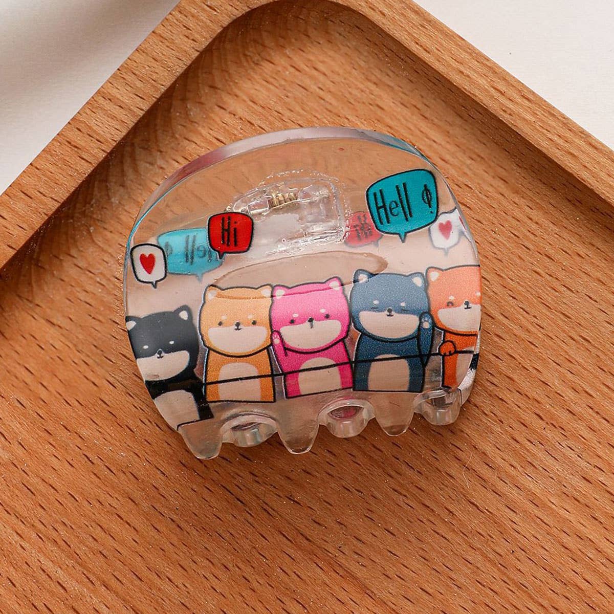 Clear Cat Mini Hair Claw,Cute Clip for Girls_CWAHA0281