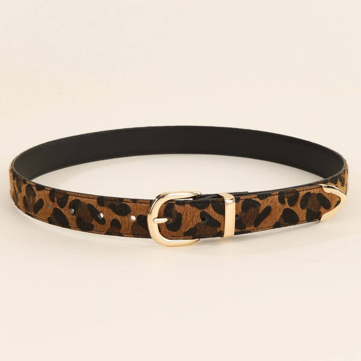 FASHION BELT LEOPARD SNAKE PRINT BELT_CWMM3933