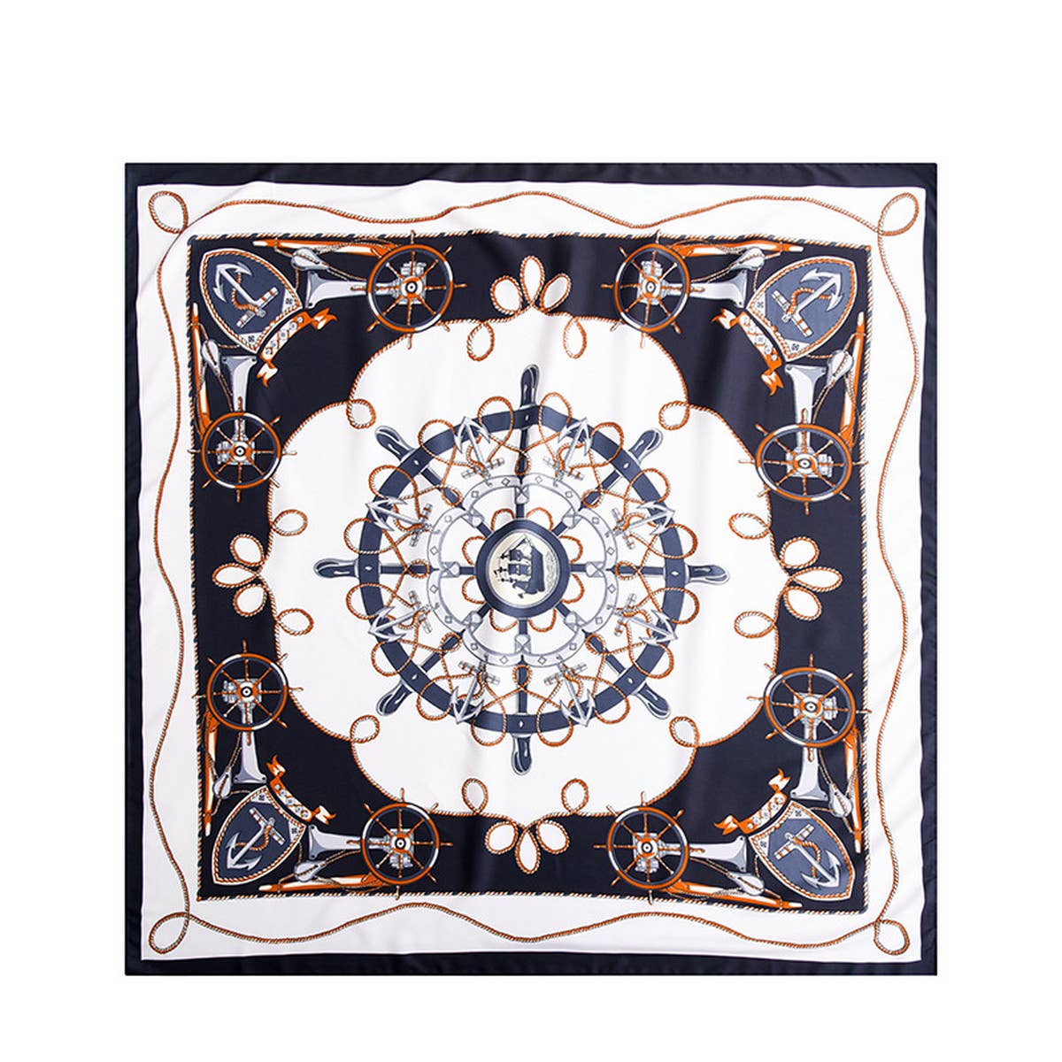 CWASC2398_CONTRAST COLOR CONSTELLATION COMPASS SCARF