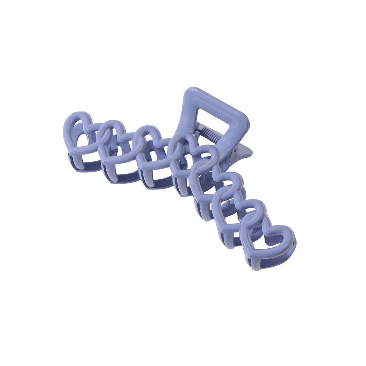 Colorful hollow heart-shaped hairpin simple clip_CWAHA0470