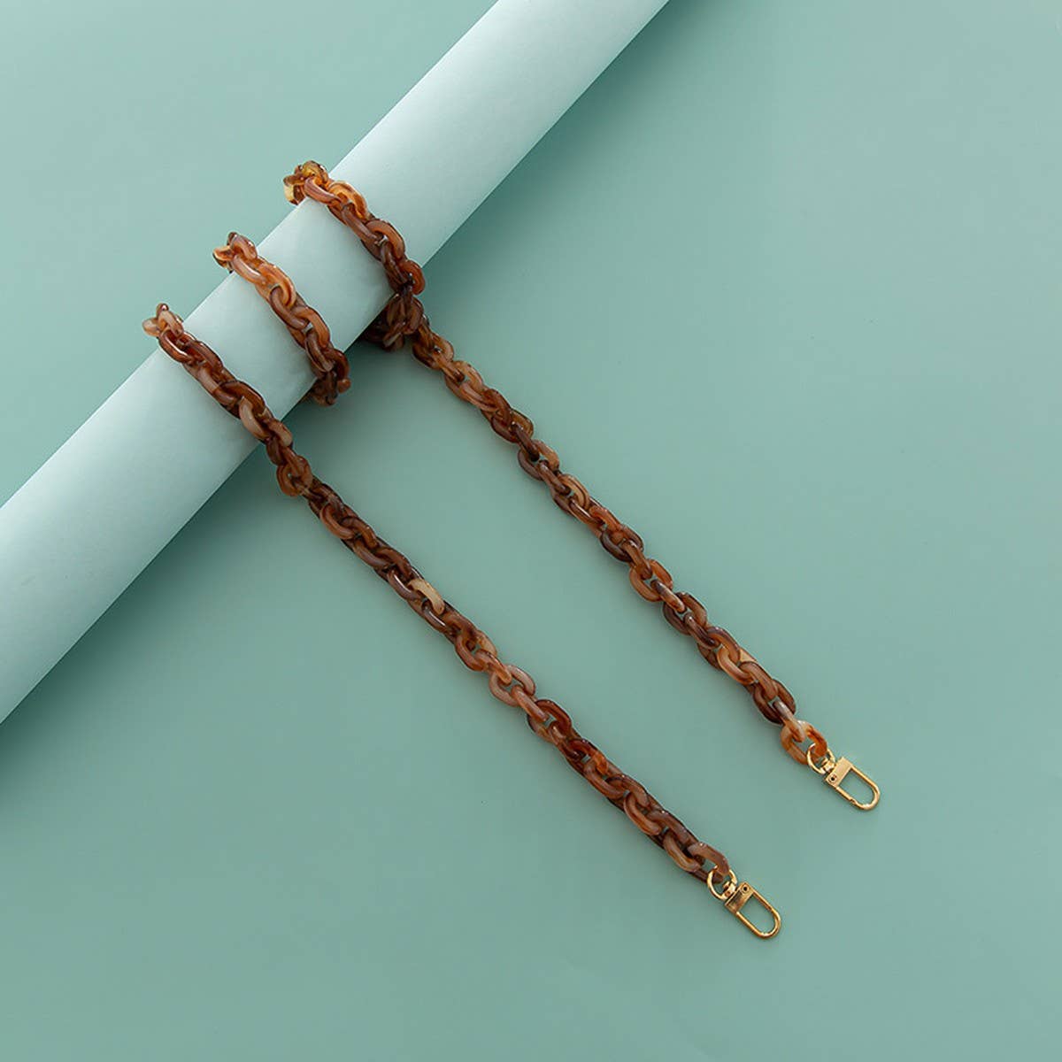 47.24" Jelly Crystal Clear Chain Bags Strap_CWMM5069