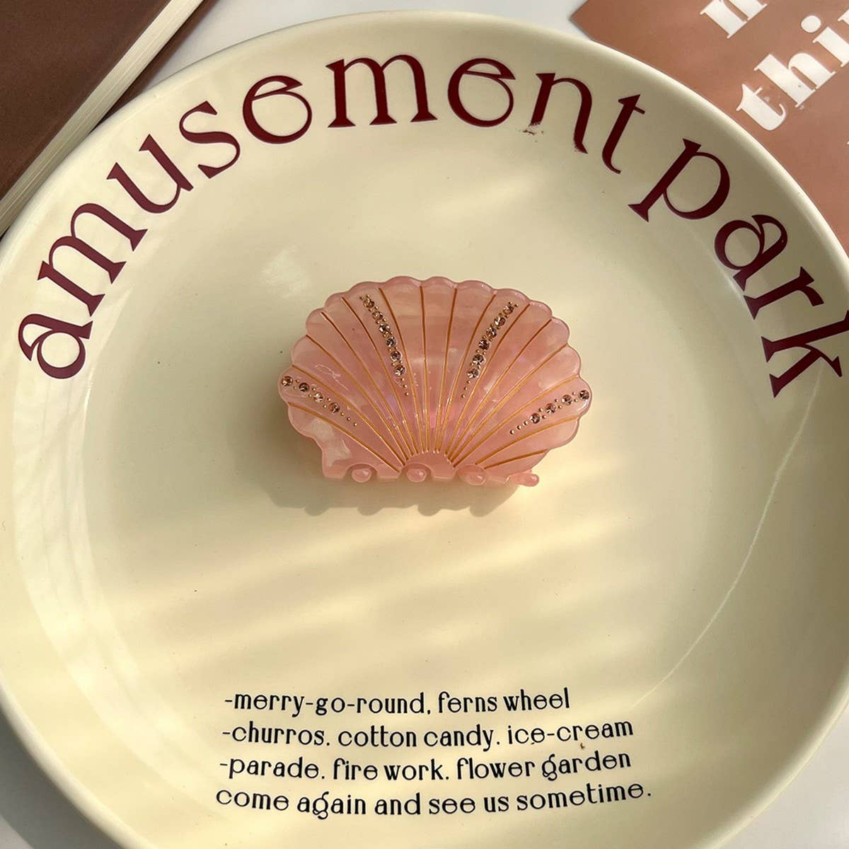 Shell Acetate Hair Claw - Ocean Chic Clip